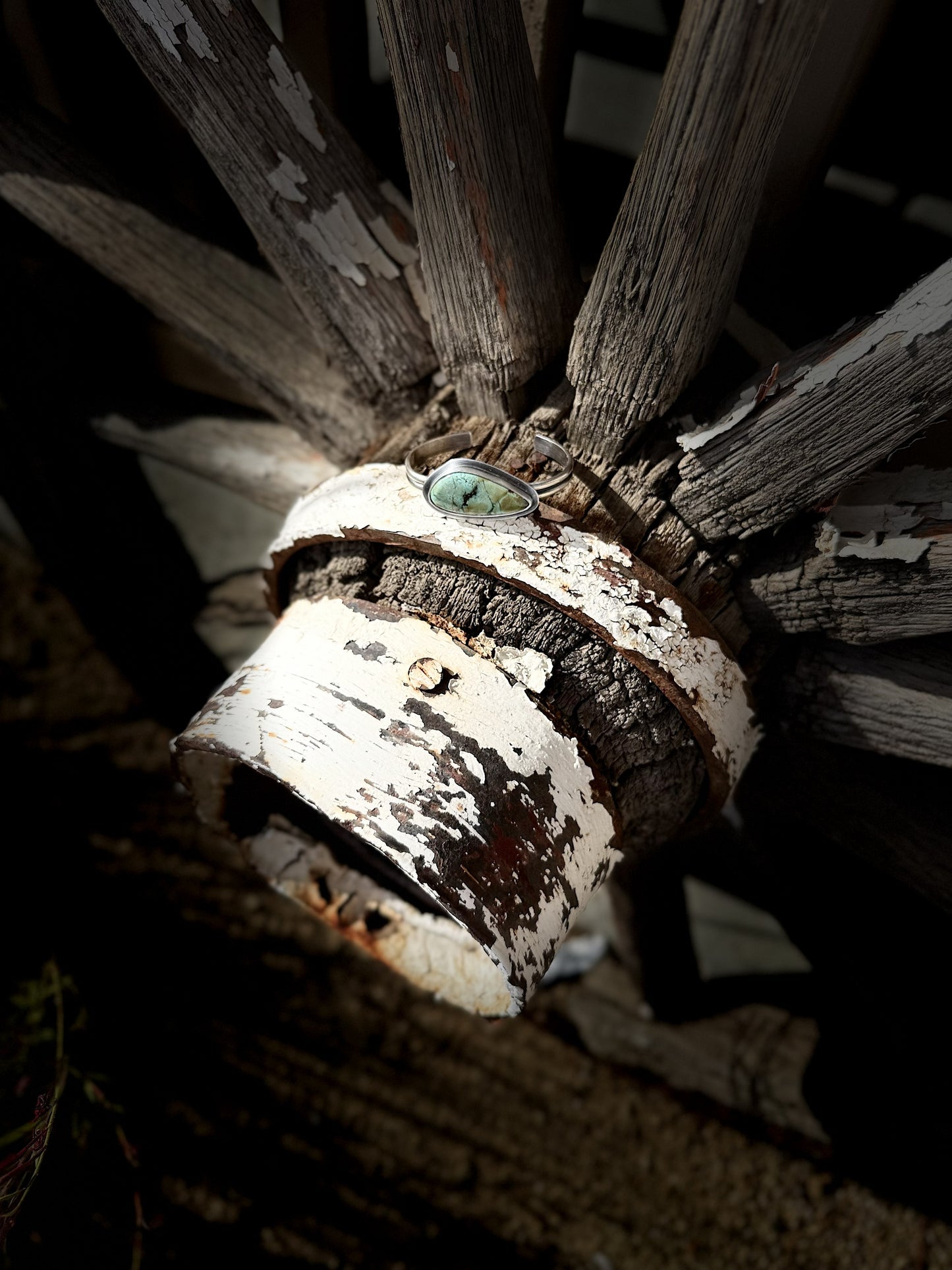View of the Marsh — Bamboo Mountain Turquoise & Sterling Silver Cuff